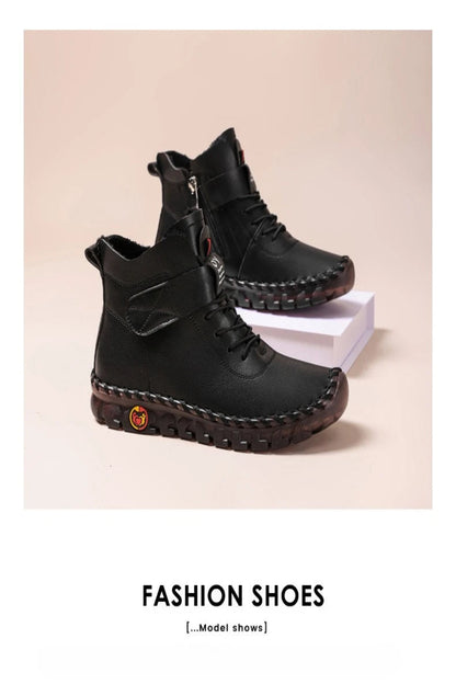 Black fashion shoes on a light pink background with 'FASHION SHOES' text.