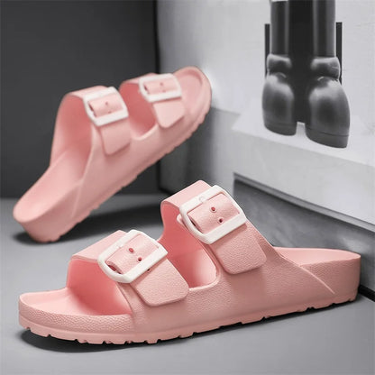 Minimalist White Beach Sandals for Your Next Summer Resort Vacation