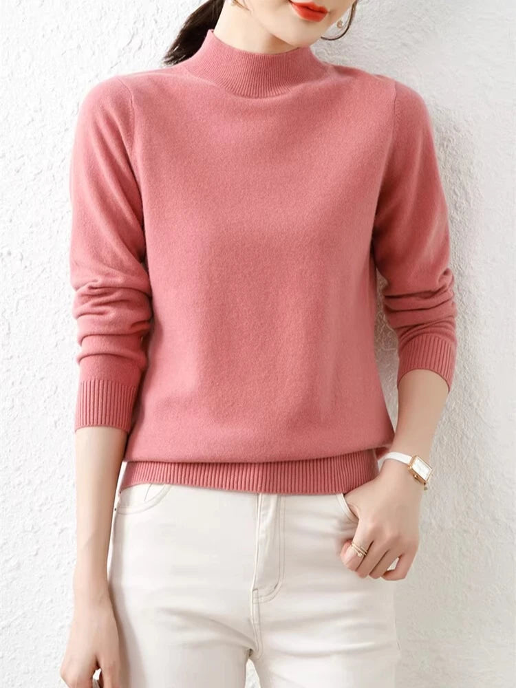 Vintage Sweaters Women Pullover Winter Striped Jumpers Korean Style Loose Pullover Knitwear Casual Loose Sweater Pull Femme