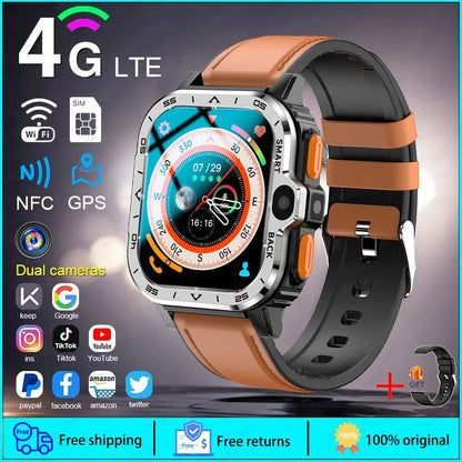 4 Core Cpu 8Gb 16Gb Rom Capacity Sim Card Supported Android Smartwatches For Students Kids