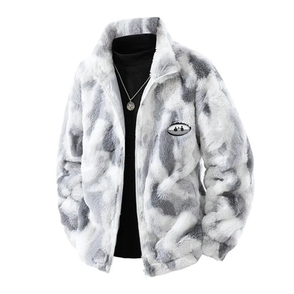 Plus Size Furry Warm Jacket for Effortless Cozy Chic Winter Street Style