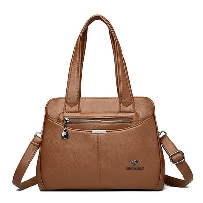 High Quality Womens Soft Leather Shoulder Bags