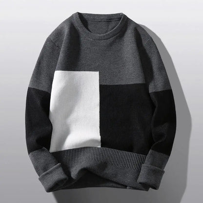 Men's Colorblock Sweater: Cozy, Stylish, and Casual for a Fashion-Forward Look