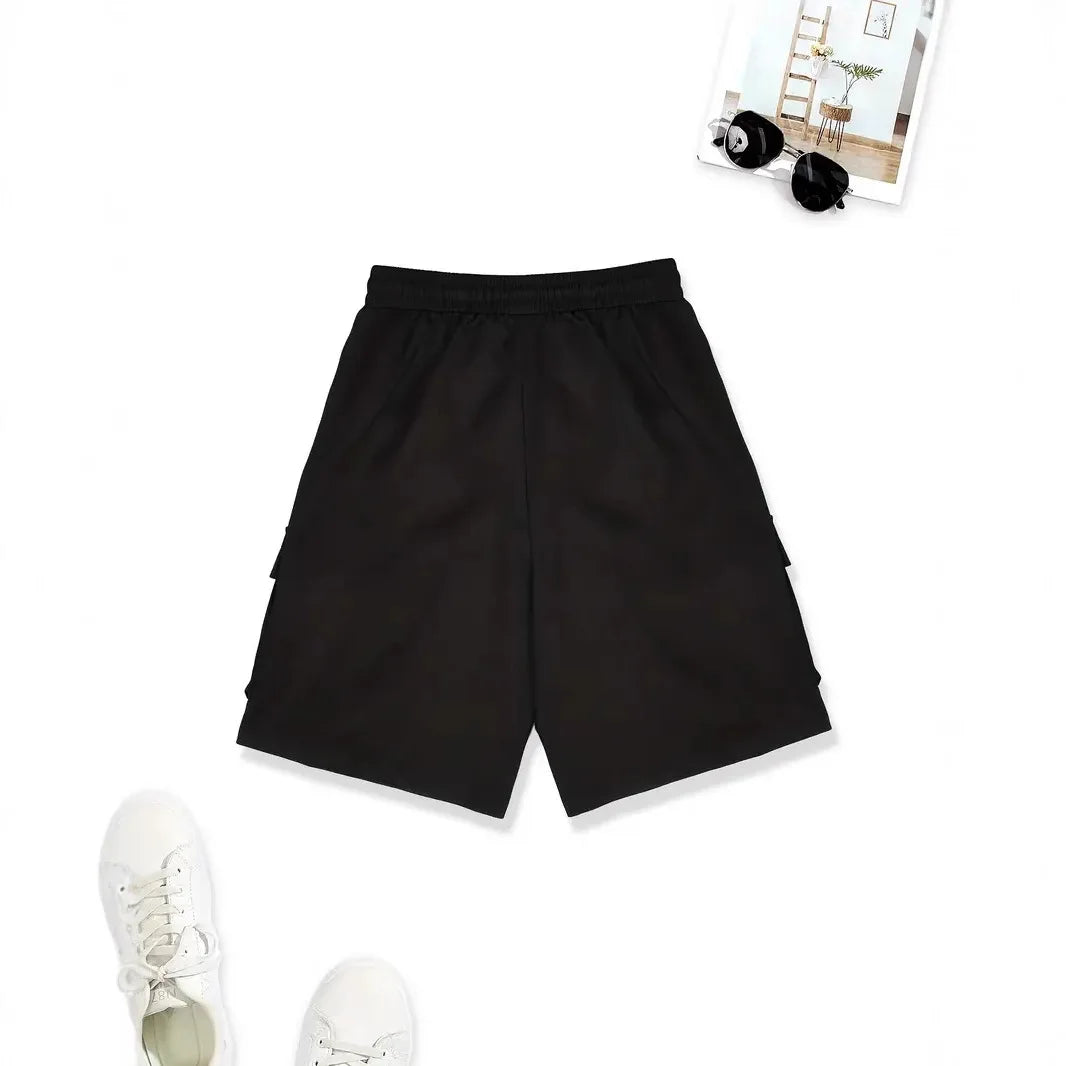Men S Loose Cargo Shorts Casual Streetwear With Pockets For Beach Sports