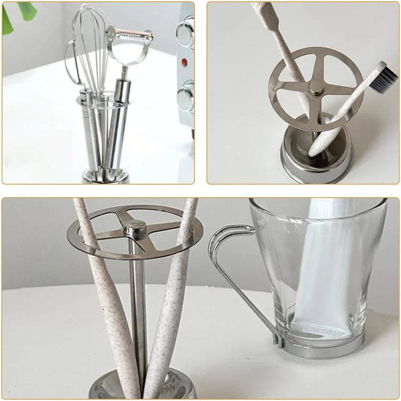Toothbrush Toothpaste Holder Stand Box