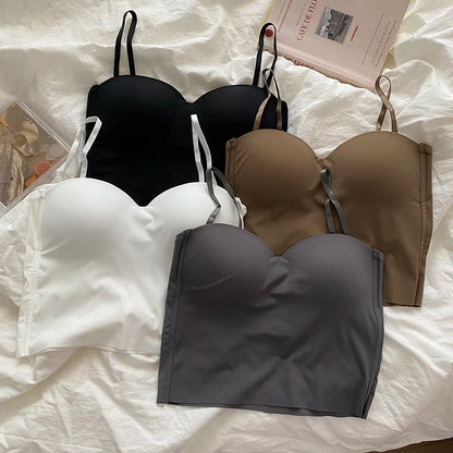 New Summer Style Sexy Spaghetti Strap Women Crop Tops