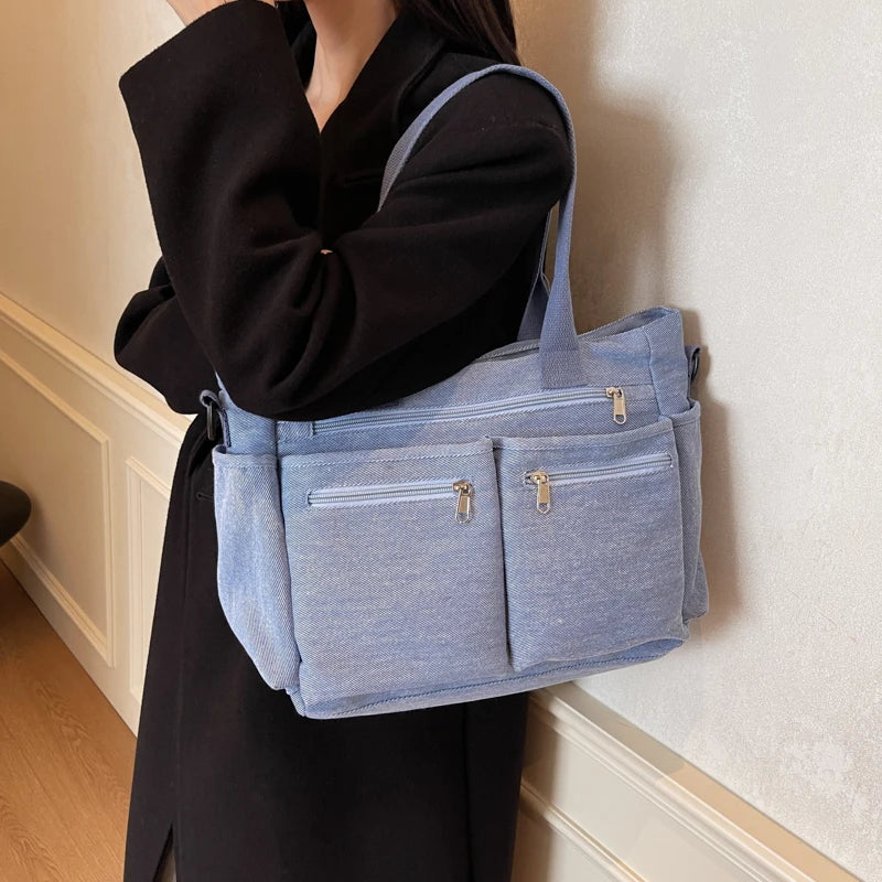 New Black Large Capacity Travel Bag Casual Women S Unisex Armpit Bag Mesh Versatile Shoulder Handbag