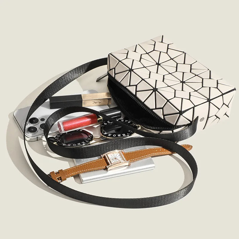Geometric Flap Bags