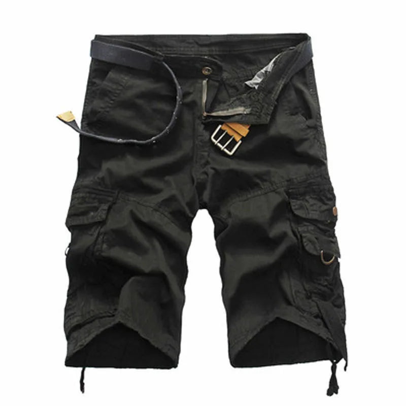 Mens Military Type Cotton Cargo Shorts