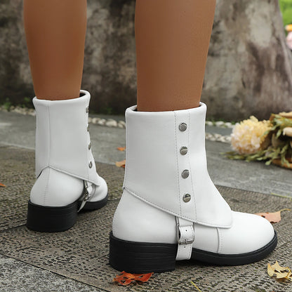 2026 Women’s Leather Ankle Boots - Autumn Casual Chelsea Boots