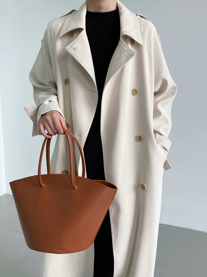 Women Vintage Windbraker Trench Coats