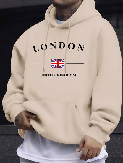 London Letter Flag Printed Crop Top