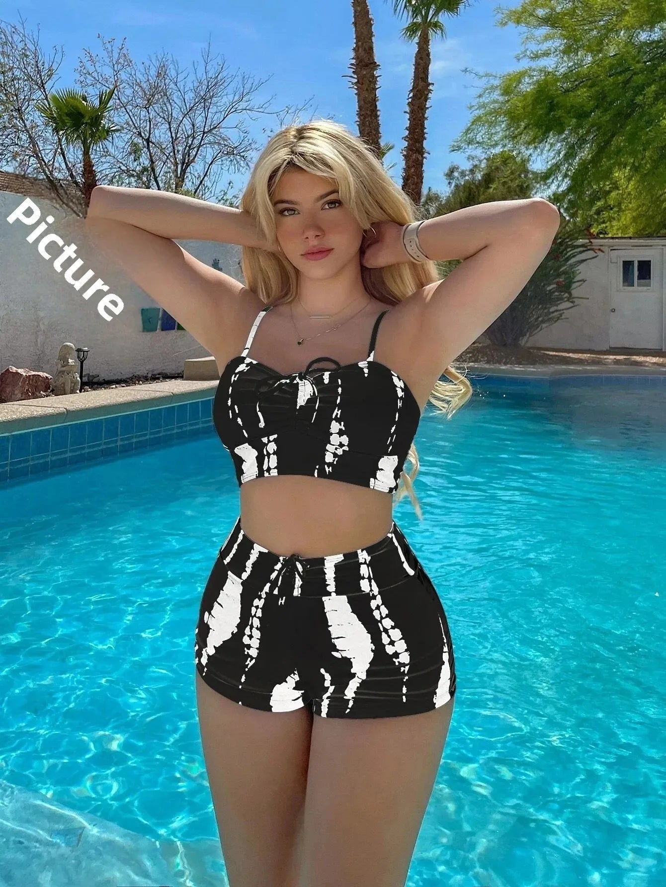 Ibiza Vibe Tie-Dye Two-Piece Bikini Set