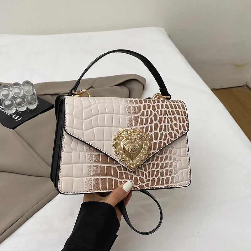 Women Small Stone Pattern Crossbody Bags