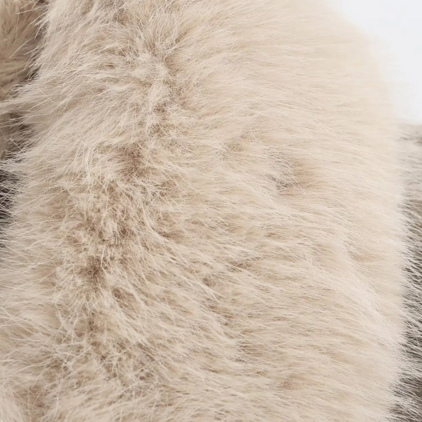 Elegant Double-Breasted Faux Fur Belted Coat – Retro Winter Overcoat for Women