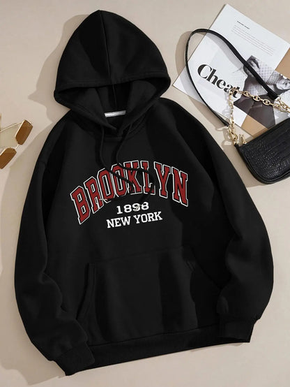 Adventure Life Brooklyn New York Printed Women Sweatshirt