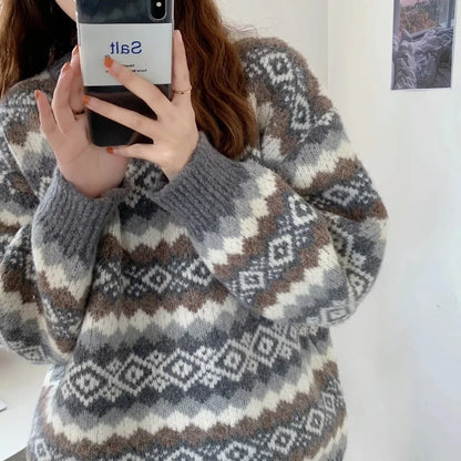 Women Knitwear Thick Loose Sweaters