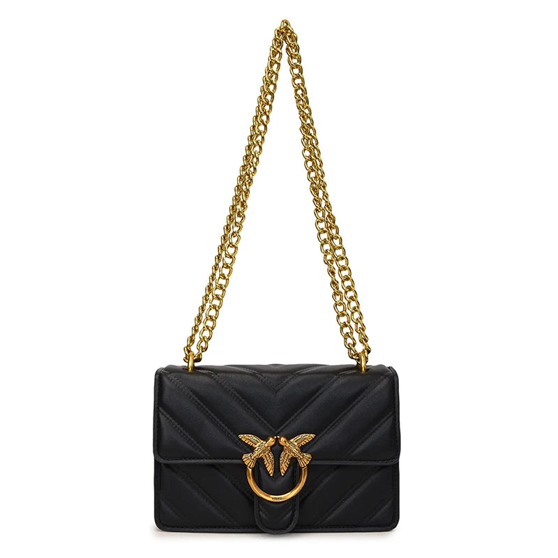 Women Elegant Magnetic Buckle Handbags