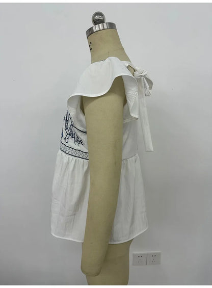 Chic Casual Long Sleeve Blouse Loose Fit With Pockets For Summer