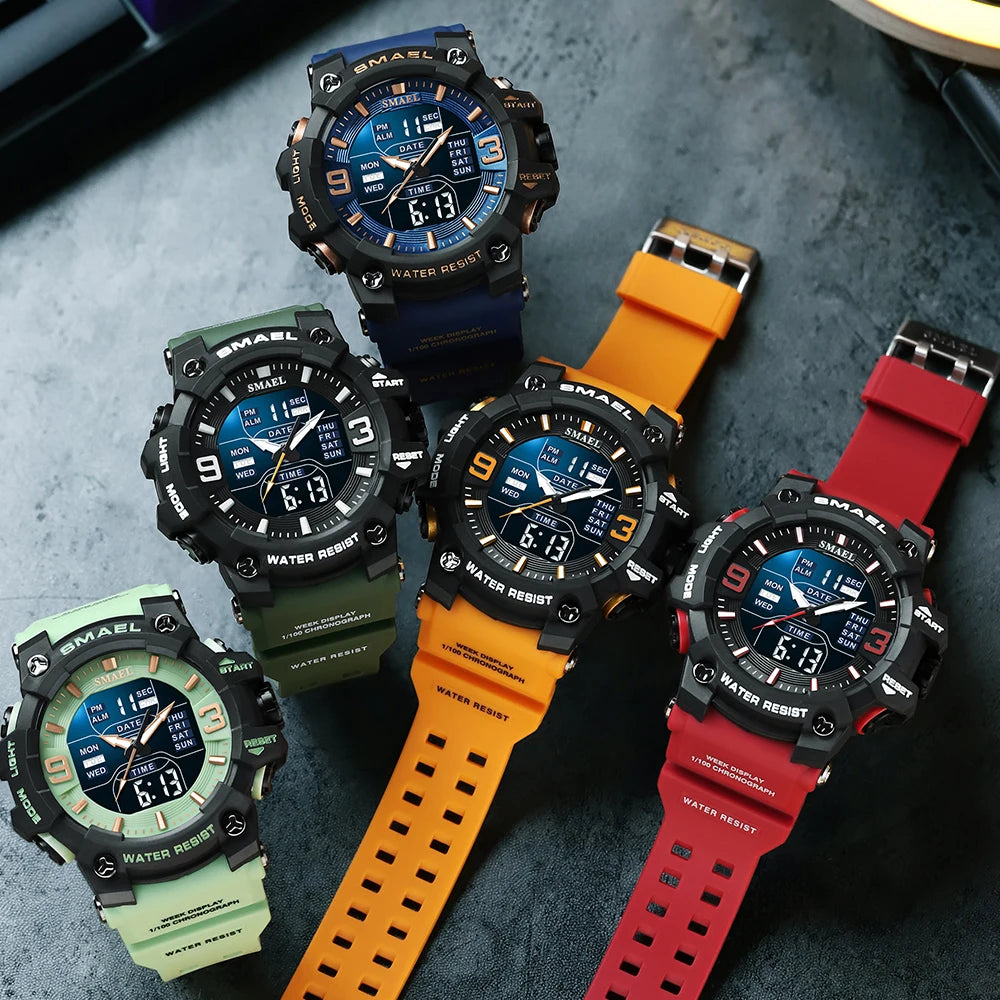 Analog Green Military Watches