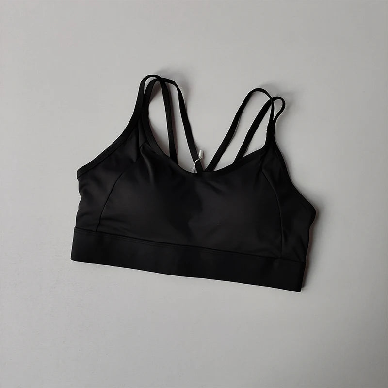 High Impact Push Up Sports Bra For Women Full Support Racerback Lightly Lined Underwire Shockproof Design