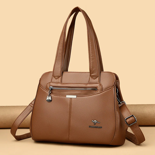 High Quality Womens Soft Leather Shoulder Bags