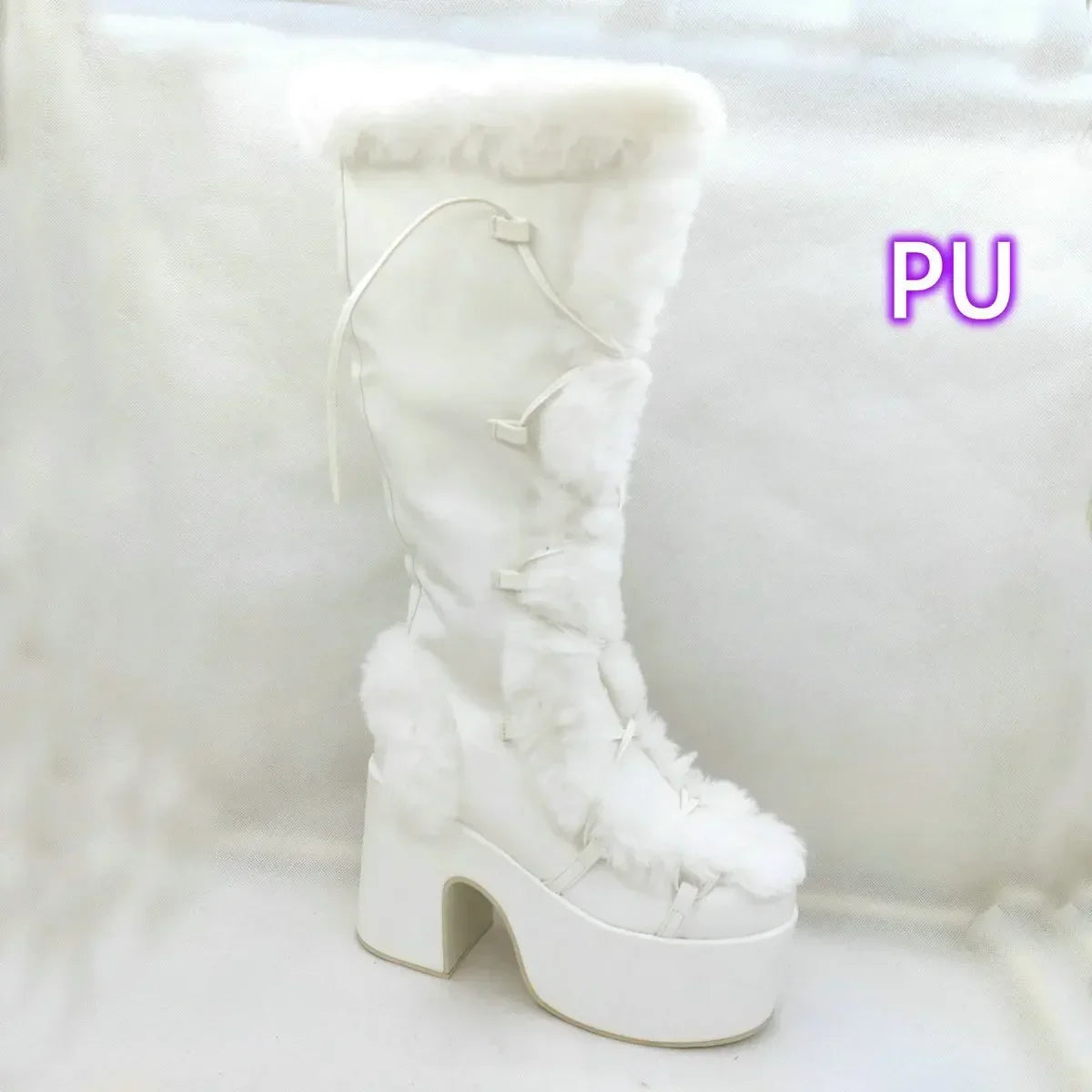 New Winter Style Warm Platform Heel Women Boots