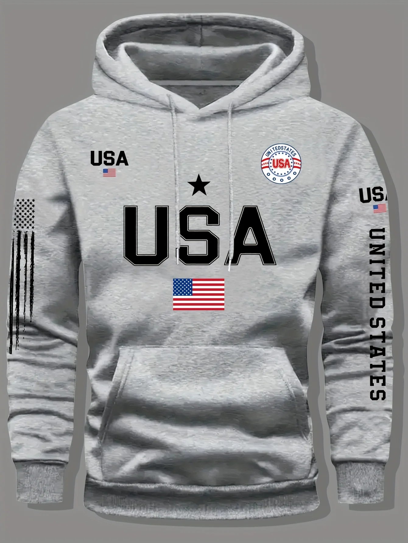 Womens Usa Flag National Hoodies