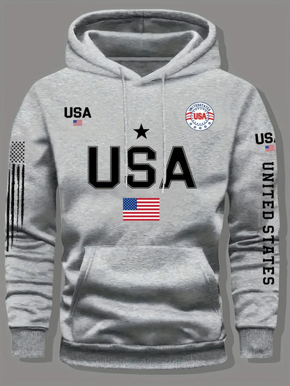 Womens Usa Flag National Hoodies