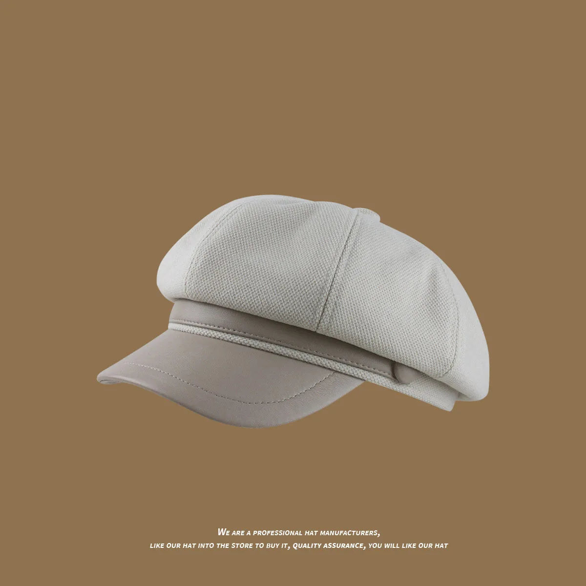 Womens Panama Beret Minimalist Octagonal Painter Hat Duck Tongue Cap For Autumn Winter Fashion