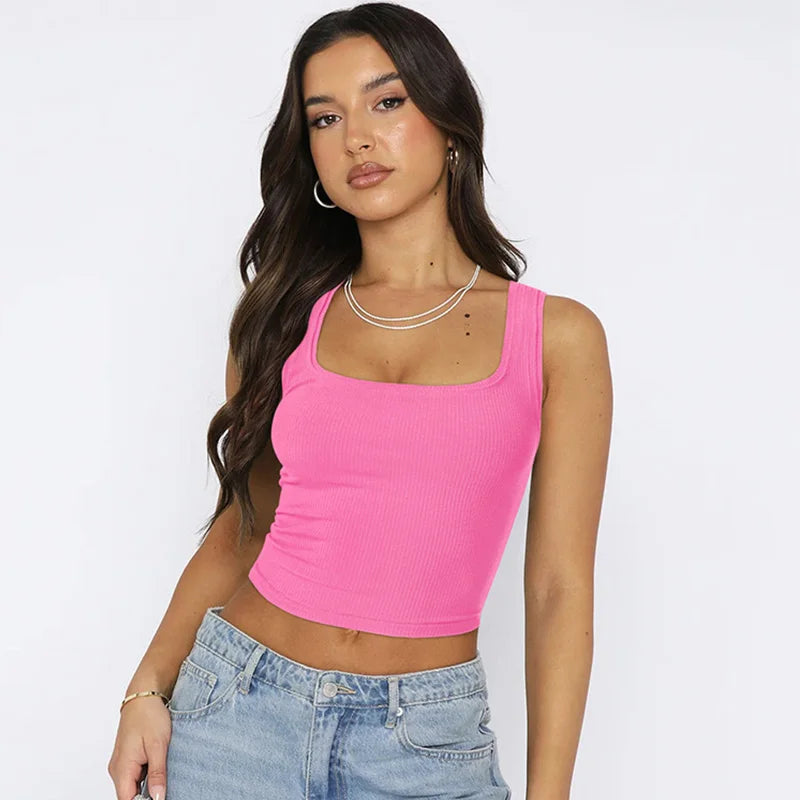 Sexy Bodycon Crop Tube Top Solid Stretchy Casual Womens Clothing For Everyday Wear