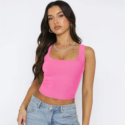 Sexy Bodycon Crop Tube Top Solid Stretchy Casual Womens Clothing For Everyday Wear