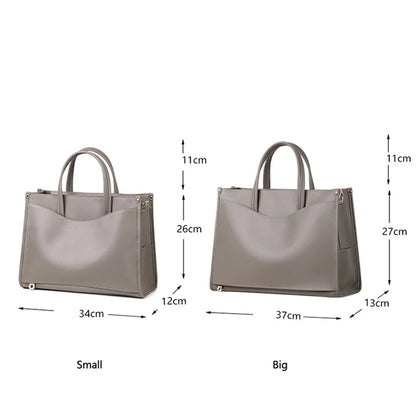 Homme Fashion Brown Soft Leather Handbags