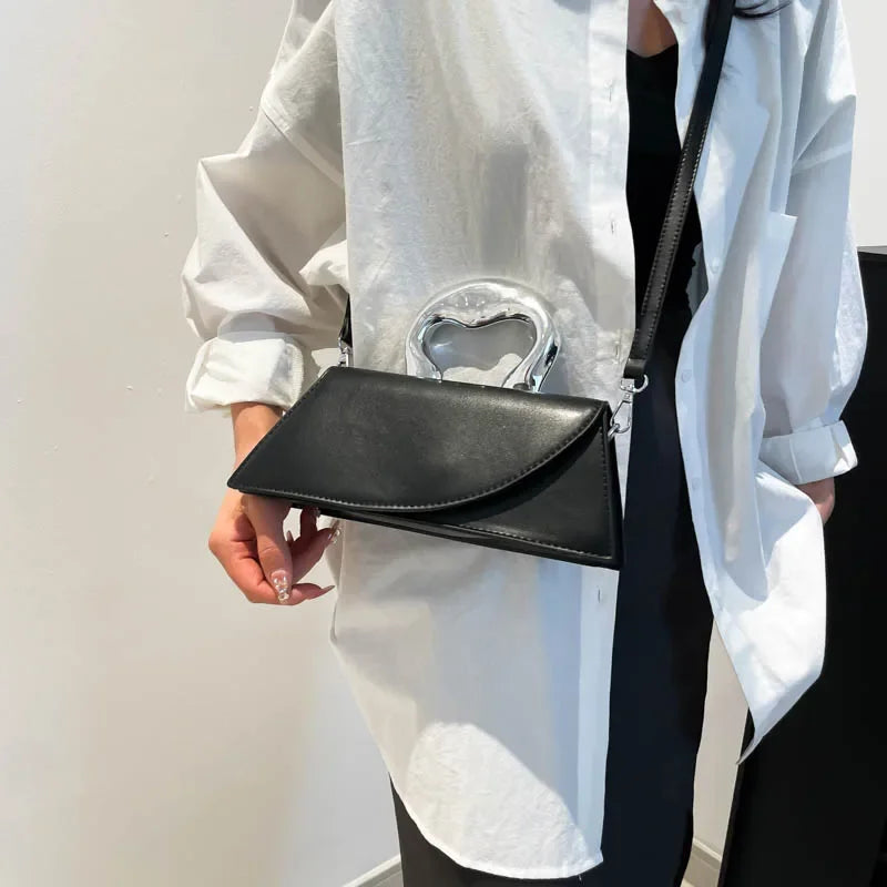 Womens Large Pu Leather Tote Bag Stylish Square Shoulder Crossbody Handbag