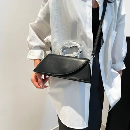 Womens Large Pu Leather Tote Bag Stylish Square Shoulder Crossbody Handbag