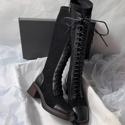 Women Classic Style High Quality Lace Up Boots