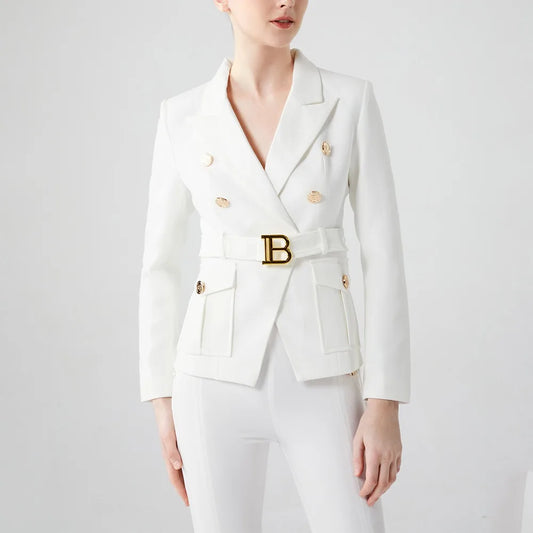 Solid Color Office Blazer for Effortless Smart Chic Workwear Street Style