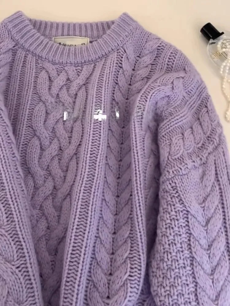 Womens Twisted Belted Long Sweaters