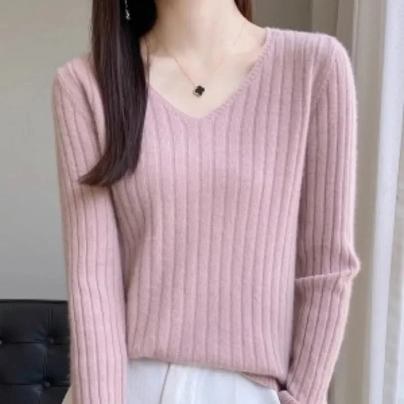 Womens Spring Autumn Lace Up Sweaters