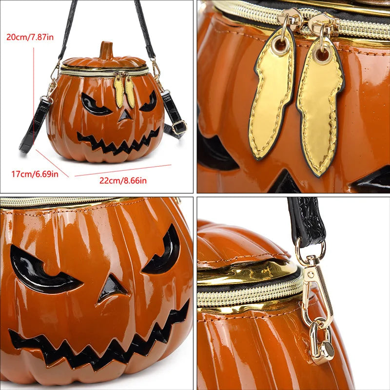 Halloween Style Pumpkin Messenger Bag
