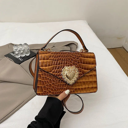 Women Small Stone Pattern Crossbody Bags