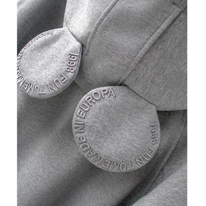 2025 Women S Hooded Zipper Sweatshirt Loose Fit With Pocket For Autumn Winter