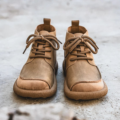 Big Size New Spring British Style Men Casual Leather Boots