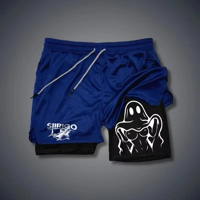 Breathable Plus Size Fitness Shorts