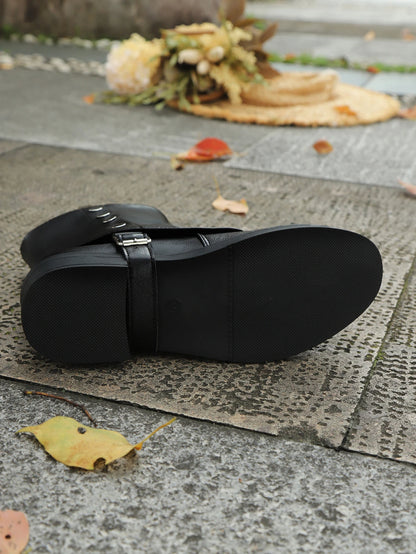 2026 Women’s Leather Ankle Boots - Autumn Casual Chelsea Boots