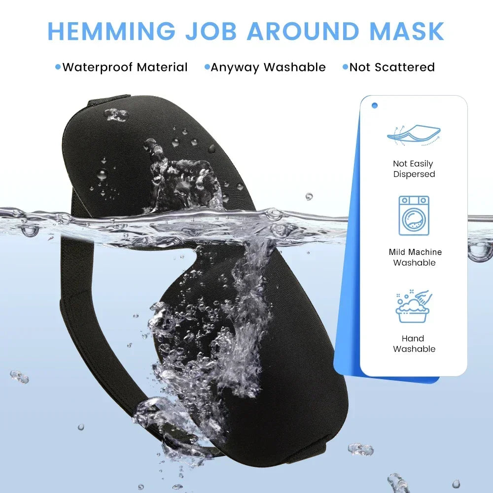 Light Blocking 3D Sleep Mask Soft Breathable Eye Cover