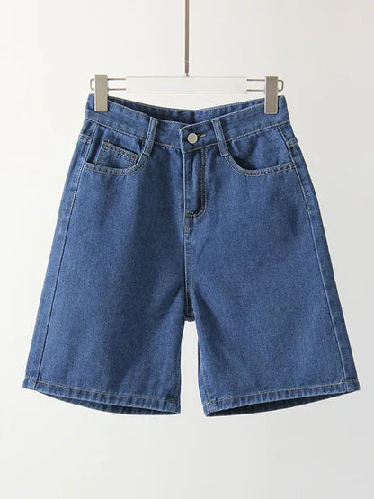 Summer 2024 High Waist Long Denim Shorts For Women