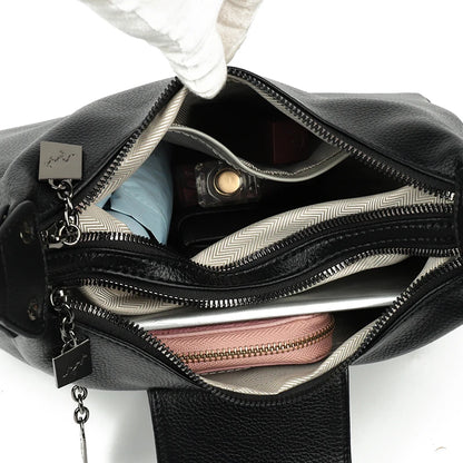 Luxury Designer Handbags For Women Large Capacity Soft Leather Shoulder Crossbody Bags High Quality Fashion