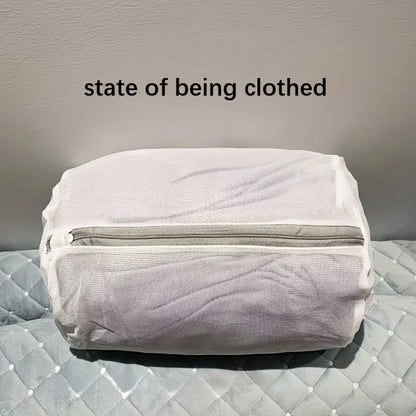 Reusable Zipper Closure Durable Mesh Laundry Bag for Sneakers Clothes Socks
