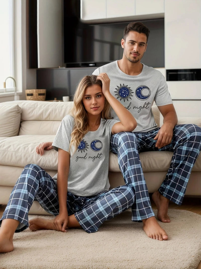 Fall Winter Pajama Set Casual Long Sleeved Top Wide Legged Shorts Comfortable Waffle Sleepwear Loungewear